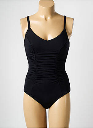 Maillot de bain 1 pièce bretelles élastiquées noir SEAFOLLY femme
