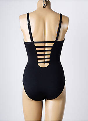 Maillot de bain 1 pièce bretelles élastiquées noir SEAFOLLY femme