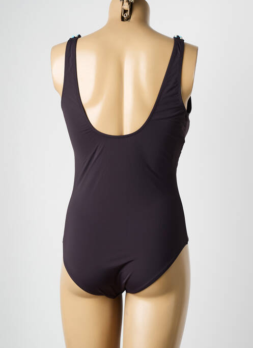 Maillot de bain 1 pièce marron ADMAS pour femme