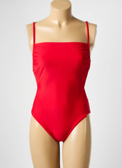 Maillot de bain 1 pièce rouge YSABEL MORA pour femme