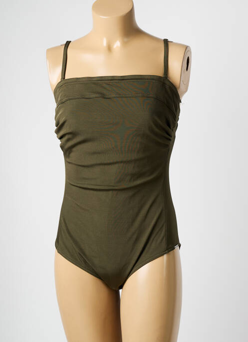 Maillot de bain 1 pièce vert MISS CARAÏBES pour femme