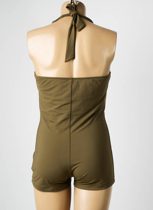 Maillot de bain 1 pièce vert SEAFOLLY pour femme