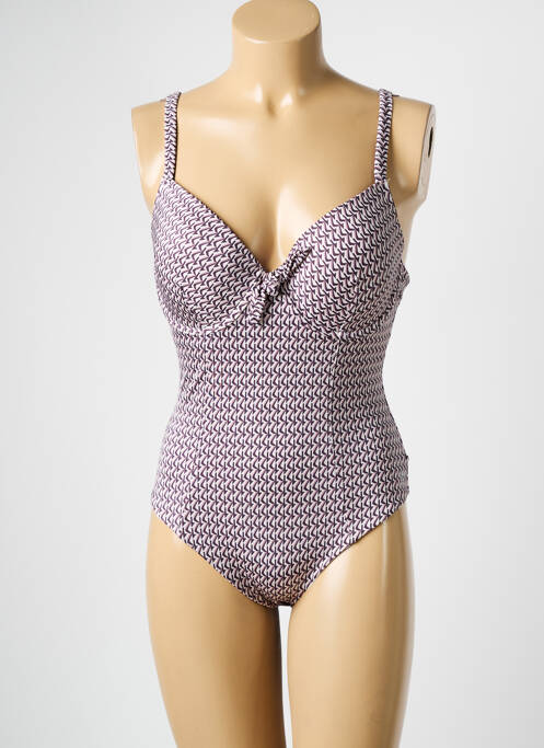 Maillot de bain 1 pièce violet OLYMPIA pour femme