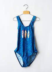Maillot de bain 1 pièce bleu OLYMPIA pour fille seconde vue