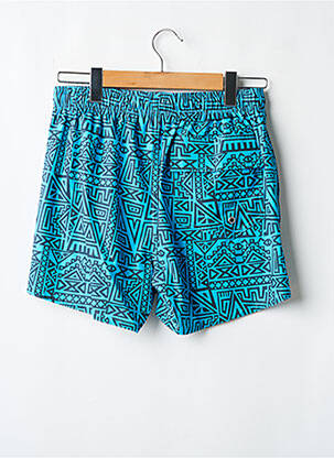 Short de bain imprimé fantaisie bleu SUN PROJECT homme