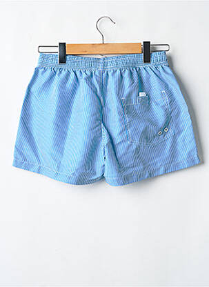 Short de bain imprimé rayures bleu LAGON BLEU homme