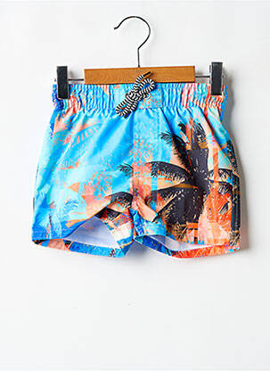 Short de bain imprimé fantaisie bleu SUN PROJECT garçon