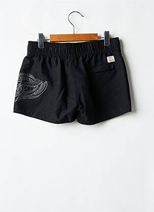 Short de bain fermeture liens à nouer noir PROTEST garcon