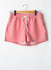 Short de bain rouge LAGON BLEU pour homme seconde vue