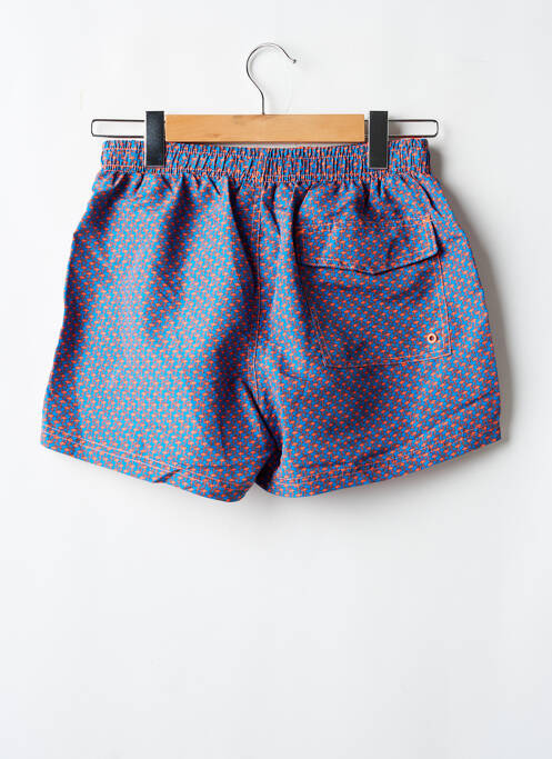Short de bain imprimé fantaisie bleu LAGON BLEU homme