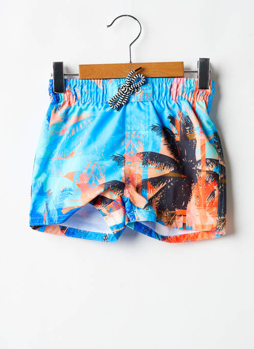 Short de bain imprimé fantaisie bleu SUN PROJECT garcon