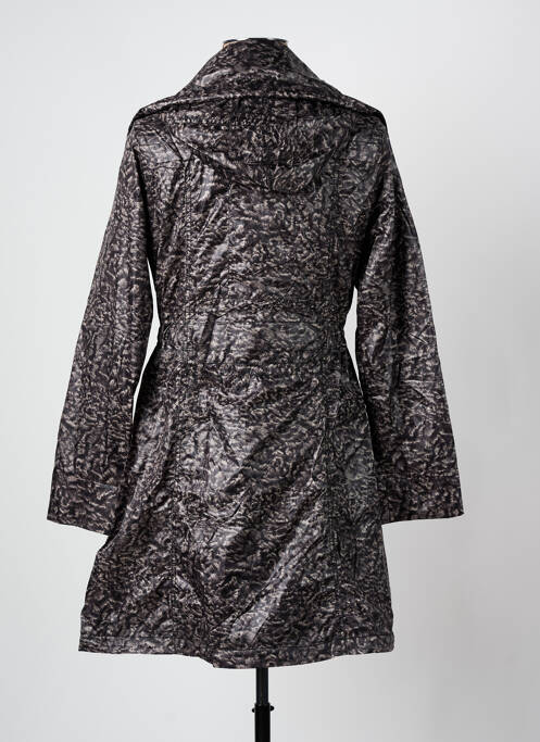 Coupe-vent poches a capuche noir ARELINE femme