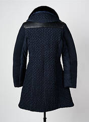 Manteau long bleu ARELINE pour femme seconde vue