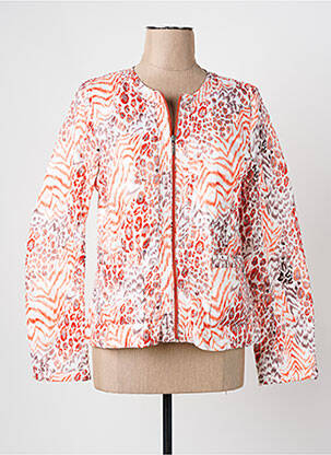Doudoune poches sans capuche orange ARELINE femme