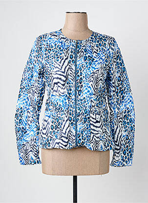 Doudoune poches sans capuche bleu ARELINE femme