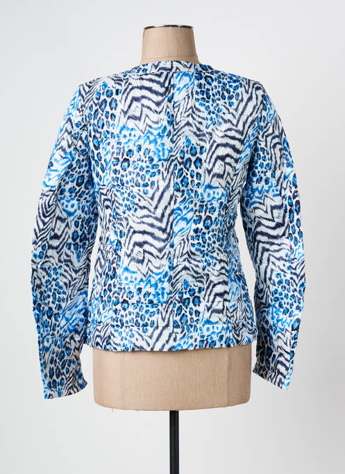 Doudoune poches sans capuche bleu ARELINE femme