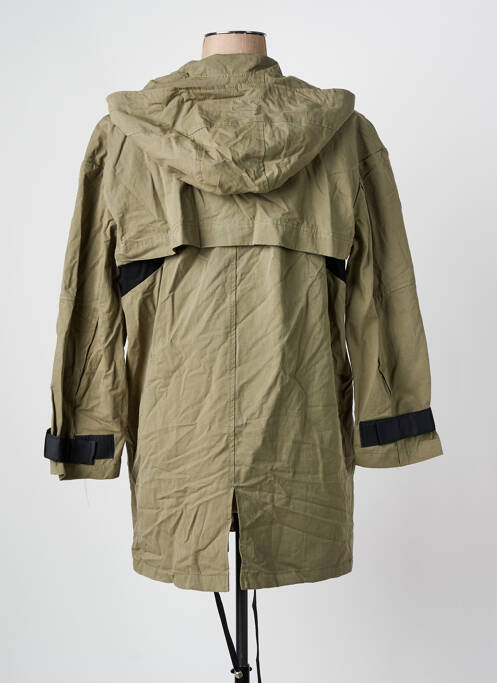 Veste casual coupe droite vert ARELINE femme
