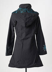 Manteau long noir COTON DU MONDE pour femme seconde vue