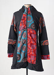 Manteau long noir COTON DU MONDE pour femme seconde vue