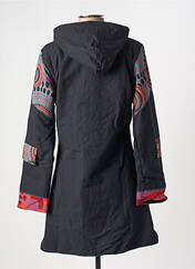 Manteau long noir COTON DU MONDE pour femme seconde vue