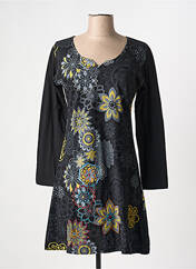 Robe courte noir COTON DU MONDE pour femme seconde vue