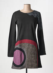 Robe courte noir COTON DU MONDE pour femme seconde vue