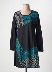 Robe mi-longue noir COTON DU MONDE pour femme seconde vue