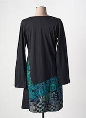 Robe mi-longue noir COTON DU MONDE pour femme seconde vue