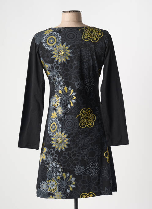 Robe courte noir COTON DU MONDE pour femme