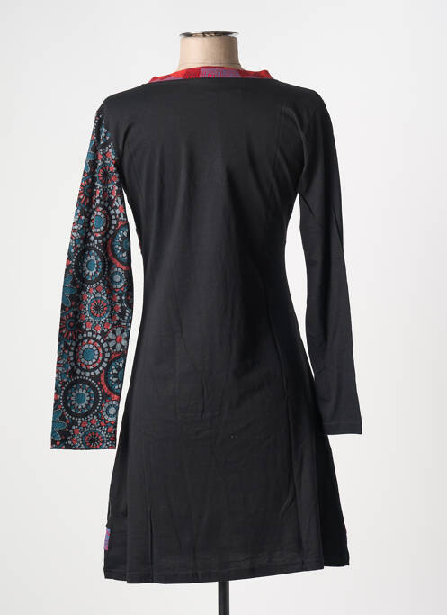 Robe courte noir COTON DU MONDE pour femme