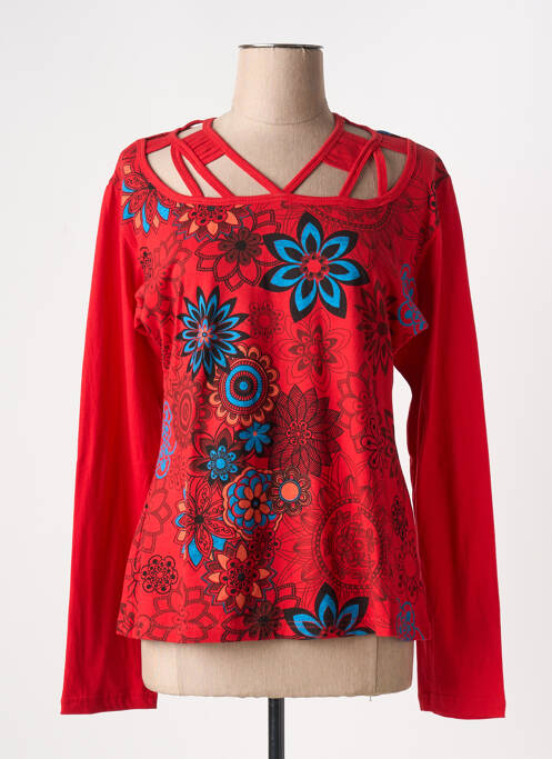 T-shirt rouge COTON DU MONDE pour femme