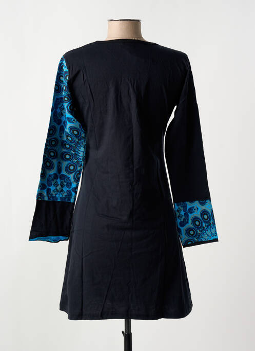 Robe courte noir COTON DU MONDE pour femme