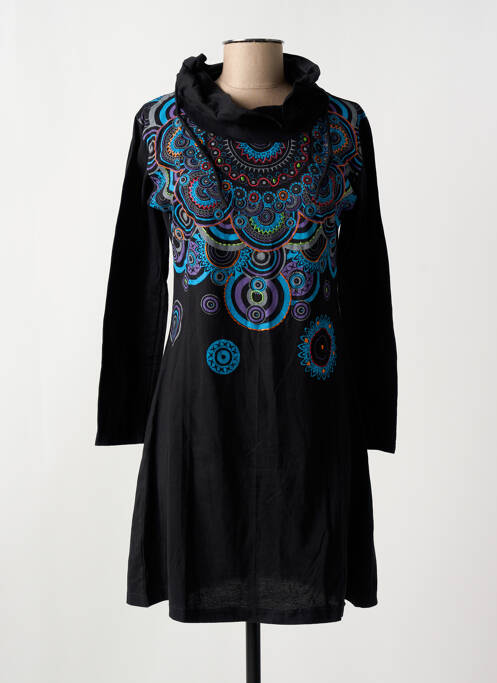 Robe courte noir COTON DU MONDE pour femme