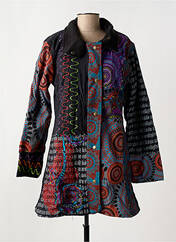 Manteau court noir COTON DU MONDE pour femme seconde vue