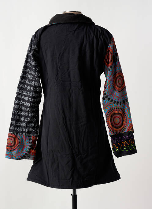 Manteau court noir COTON DU MONDE pour femme