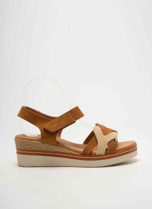 Sandales/Nu pieds marron EVA FRUTOS pour femme