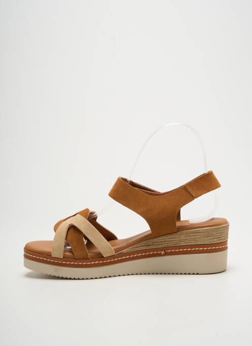 Sandales/Nu pieds marron EVA FRUTOS pour femme