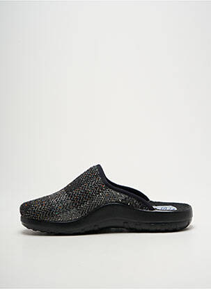 Chaussons/pantoufles bout rond bout rond gris FLY FLOT homme