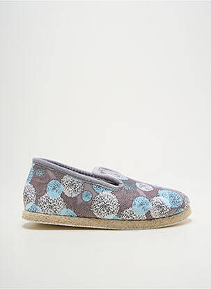 Chaussons/pantoufles  talon plat jusqu'à 3cm gris FARGEOT femme