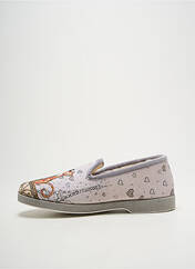 Chaussons/Pantoufles gris LA MAISON DE L'ESPADRILLE pour femme seconde vue