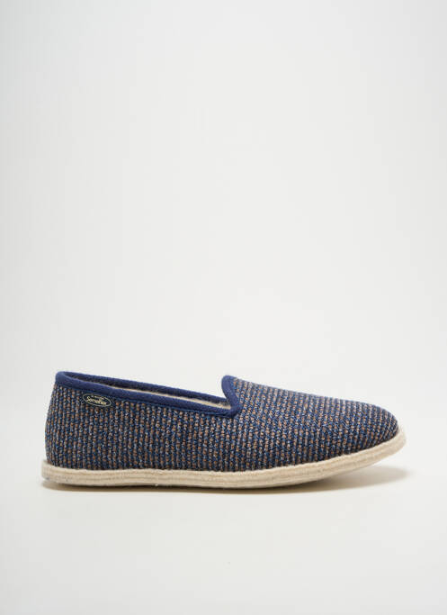 Chaussons/pantoufles  talon plat jusqu'à 3cm bleu SEMELFLEX femme