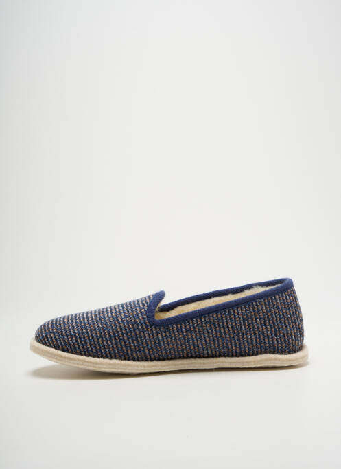 Chaussons/pantoufles  talon plat jusqu'à 3cm bleu SEMELFLEX femme