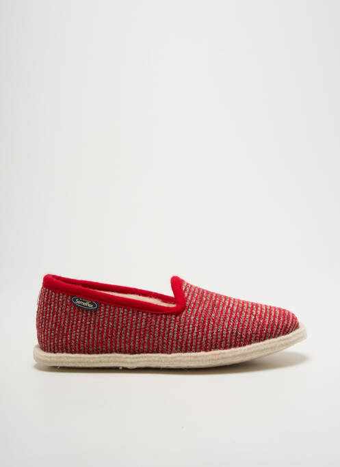 Chaussons/Pantoufles rouge SEMELFLEX pour femme