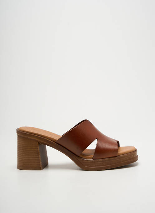 Mules/Sabots marron EVA FRUTOS pour femme