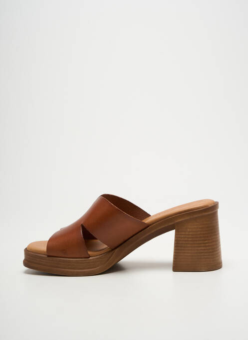Mules/Sabots marron EVA FRUTOS pour femme