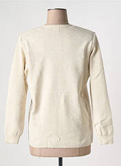 Gilet manches longues beige DUGER pour femme seconde vue