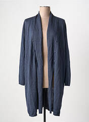 Gilet manches longues bleu DUGER pour femme seconde vue