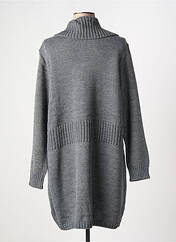 Gilet manches longues gris DUGER pour femme seconde vue