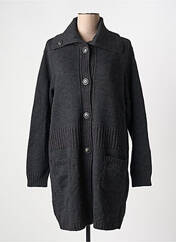 Gilet manches longues gris fonce DUGER pour femme seconde vue