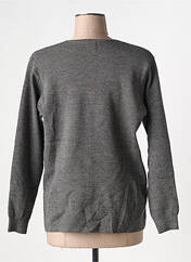 Gilet manches longues gris DUGER pour femme seconde vue